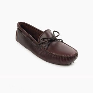 Minnetonka Moccasin Dark Brown Classic Driver